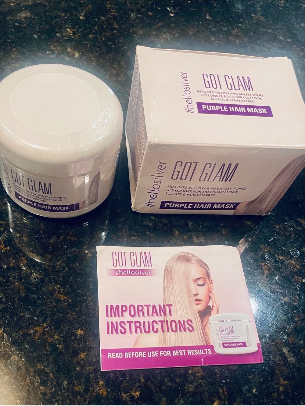 Got Glam (Bold Unique) Purple Hair Mask